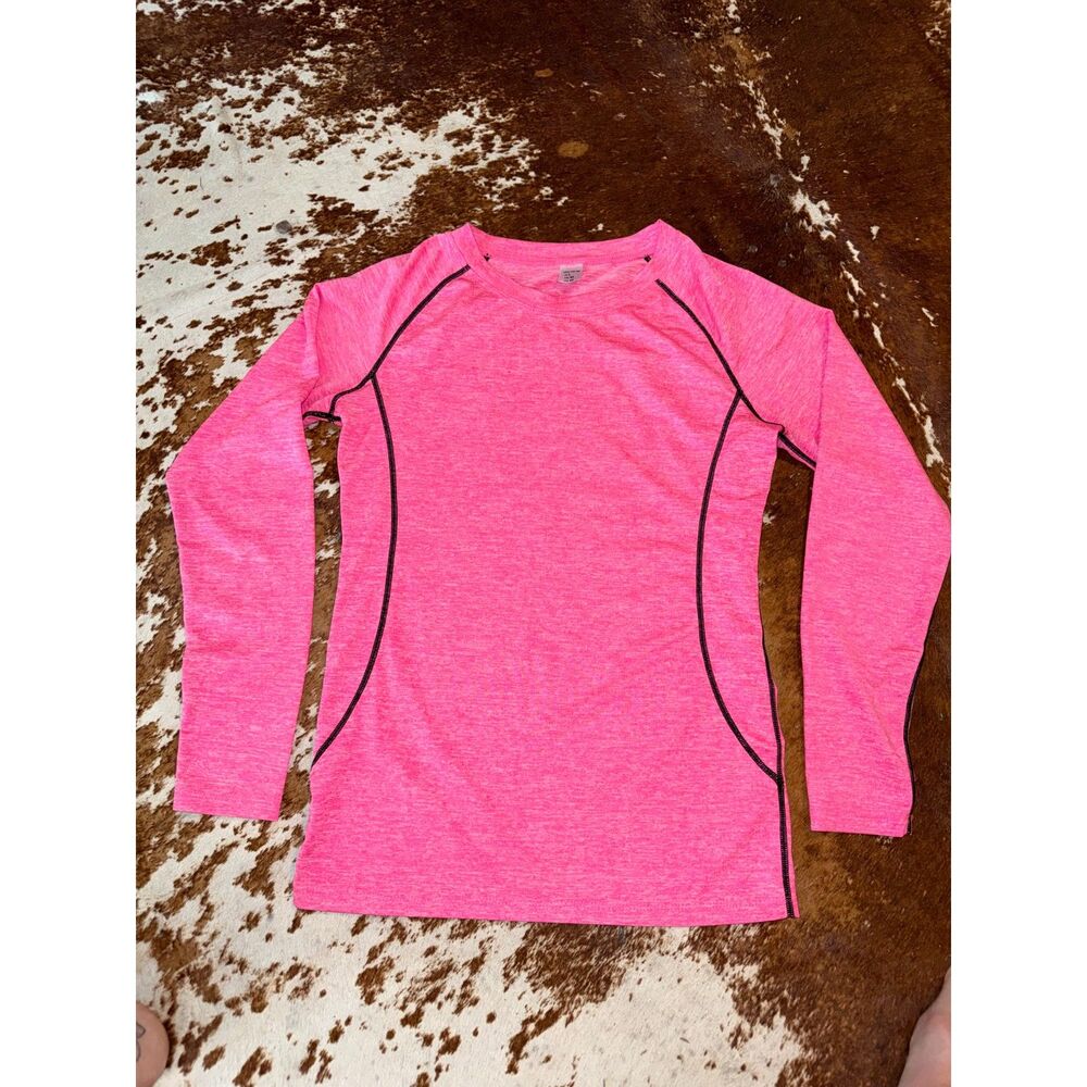 Women's Pink athletic long sleeve top size medium